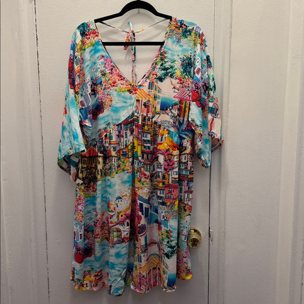 Johnny Was Patterned Resort Dress